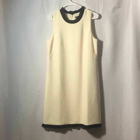 J. Crew Sheath Dress with Ruffle Trim - Picture 2 of 8